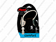 Flexi New Comfort S поводок-рулетка для собак серая/черная лента 5м 12кг 