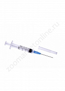 Шприц однократного применения 3-х комп. 2мл 23G Hospital products