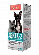 Декта-2 капли глазные для кошек и собак 5мл