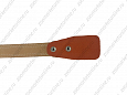 Ошейник Buddy двуслойный кожаный неукрашенный черный 25мм 38-51см (623)