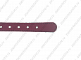 Ошейник Buddy двуслойный кожаный украшенный черный 25мм 39-52см (044)
