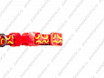 Ошейник Buddy однослойный нейлоновый красный 10мм 27-33см (JCC-1462)