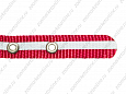 Ошейник Buddy однослойный нейлоновый светоотражающий черный 15мм 32-40см (SH 318)
