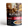 Влажный корм для кошек Mr.Buffalo ADULT HAIR & SKIN, для здоровой кожи и красивой шерсти, лосось в с