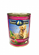 Верные друзья консервы для собак (говядина/морковь) 850г