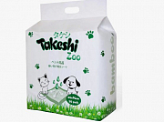Пеленки для животных Takeshi ZOO впитывающие бамбуковые 60*90см 30шт
