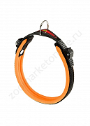 Ошейник Ferplast Ergofluo C15/42 двуслойный нейлоновый оранжевый 15мм 30-44см (543)