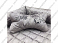 ЛЕЖАК-КОВРИК "BUDDY" С БОРТИКОМ ТКАНЬ ВЕЛЮР, РОЗОВЫЙ L42 77x70x15см 290