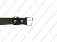 Ошейник Buddy комбинированный кожа+брезент черный 36мм 47-60см (088)