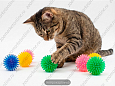 Игрушки для кошек Шуршики 3.8см 70шт NT-557 туба