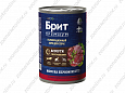 Brit Premium консервированный корм для взрослых собак всех пород ассорти с потрошками 410г