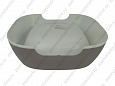 Миска для собак Ferplast Glam Large пластиковая сизо-серая 1,2л 080