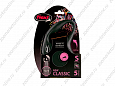 ПОВОДОК-РУЛЕТКА "FLEXI NEW CLASSIC M" Д/СОБАК 5м 25кг ЛЕНТА, ЧЕРНЫЙ 2220