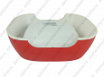 Миска для собак Ferplast Glam Medium пластиковая красная 0,75л 059