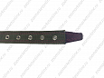 Ошейник Buddy комбинированный кожа+брезент фиолетовый 25мм 39-52см (053/6)