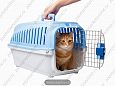 Переноска для животных Buddy O87, пластиковая с замком, 55х35х32,5см