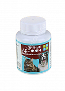 Вака с микроэлементами пивные дрожжи для собак и кошек 80шт