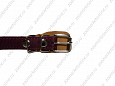 Ошейник Buddy двуслойный кожаный украшенный фиолетовый 20мм 33-41см (615/2)