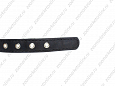 Ошейник Buddy однослойный кожаный неукрашенный коричневый 20мм 35-44см (610)