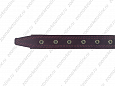 Ошейник Buddy комбинированный кожа+брезент фиолетовый 25мм 39-52см (053/6)