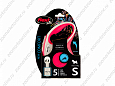 ПОВОДОК-РУЛЕТКА "FLEXI NEW COMFORT S" Д/СОБАК 5м 15кг ЛЕНТА, КРАСНЫЙ 3523