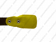 Ошейник Buddy двуслойный кожаный украшенный красный 25мм 40-53см (625/1)