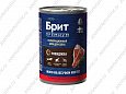 Brit Premium консервированный корм для взрослых собак всех пород говядина 410г