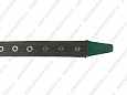 Ошейник Buddy комбинированный кожа+брезент зеленый 25мм 39-52см (053/8)