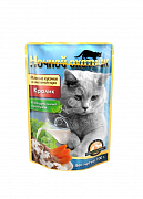 Ночной охотник пауч для кошек (кролик в сметанном соусе) 100г
