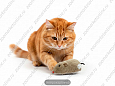 Игрушка для кошек мышь механическая большая