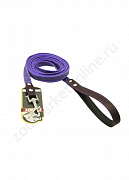 Поводок Buddy полипропиленовый прорезиненный фиолетовый 20мм 2м (177)
