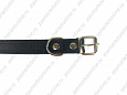 Ошейник Buddy комбинированный кожа+брезент черный 25мм 39-52см (053)