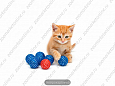 Игрушка для кошек Котенок GL30-05 Мяч-искринка, 10шт в пакете