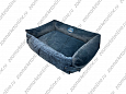 ЛЕЖАК-КОВРИК "BUDDY" С БОРТИКОМ МЕХ, СИНИЙ S 55(45)x75x16см 467