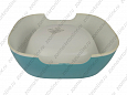Миска для собак Ferplast Glam Large пластиковая голубая 1,2л 073