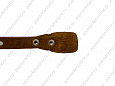 Ошейник Buddy двуслойный кожаный украшенный фиолетовый 20мм 33-41см (615/2)