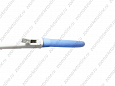 Ошейник Buddy однослойный виниловый светящийся синий с USB зарядкой М 60см (JPF-008U)