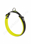 Ошейник Ferplast Ergofluo C25/51 двуслойный нейлоновый желтый 25мм 39-52см (982)