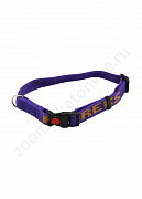 Ошейник Buddy однослойный капроновый фиолетовый 20мм 32-40см (298)