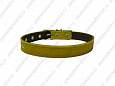 Ошейник Buddy комбинированный кожа+брезент белый 25мм 39-52см (053/5)