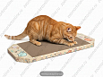 Когтеточка Котенок ковровая ЗМЧ-00014 62х26х3,5см