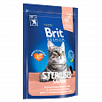 Brit Premium Cat Sterilised Salmon & Chicken сухой корм для стерилиз.кошек, с лососем и курицей 400г